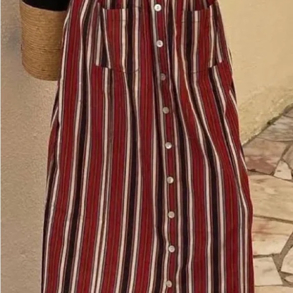 Doen Amaris Skirt in Montecito Stripe